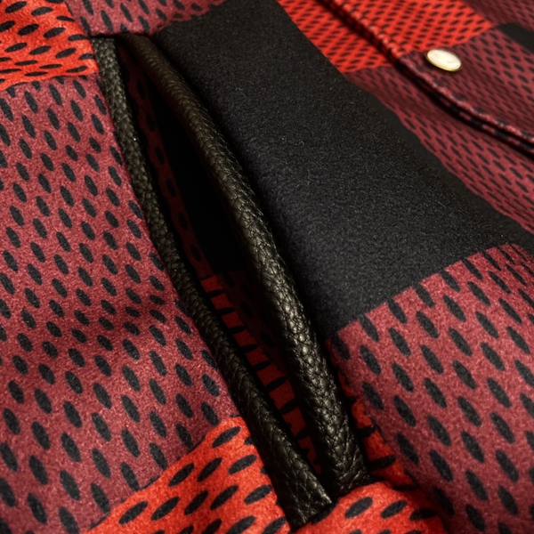 ブランドジャケット角部分ディテール